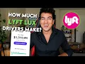 How Much Do Lyft Lux Black Drivers Make Pay Bonuses Rewards Earnings Dylan Himmerich