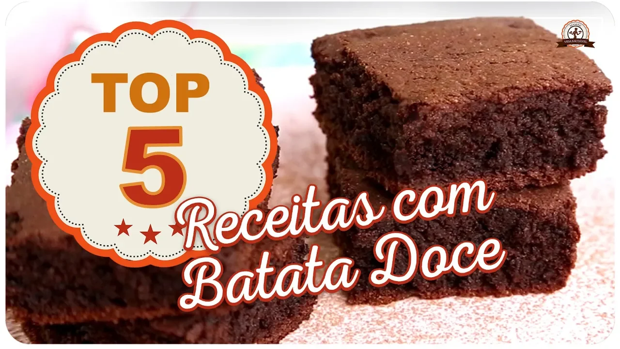 TOP 05 - RECEITAS COM BATATA DOCE | Mamãe Vida Saudável #24