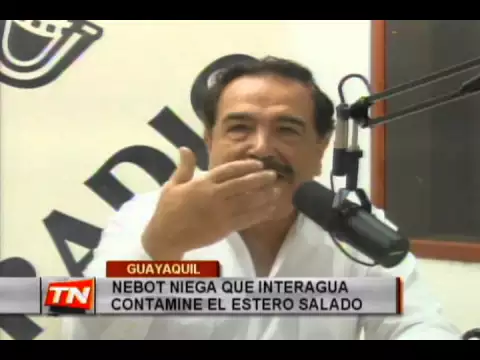 Nebot niega que Interagua contamine el Estero Salado