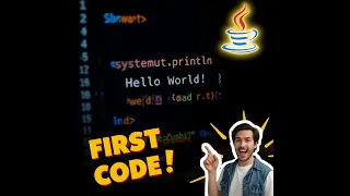 Java Tutorial for Beginners - Your First Program Hello World