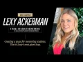 MDE Student Profile Lexy Ackerman 18 Visual Design Engineering