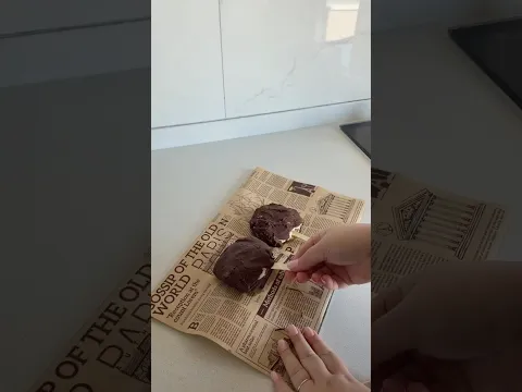 Healthy Peanut Butter Ice Cream Bites 🍫🥜 3 Ingredients! 📝 Description:
