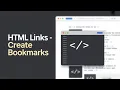 Use of Id and href Attributes and use of Link in a page Jumping within HTML page Part 25