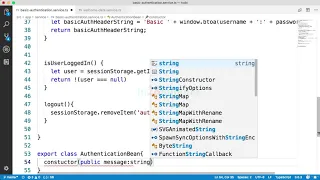 080 Step 79 Create Angular Basic Authentication Service
