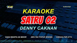 Download Denny Caknan - SATRU 2 KARAOKE (NADA WANITA) Wis Tak Pupuk Winihe MP3