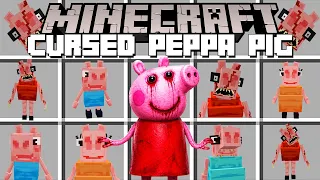 Minecraft CURSED PEPPA PIG MOD / SCARY PEPPA PIG ADDON! (Minecraft Mods)