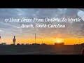 Drive from Ontario to Myrtle Beach South Carolina