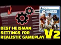 BEST HEISMAN Slider Set for Realism V2 - College Football 25