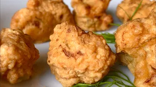 Crispy Fried Cauliflower Bites Em S Kitchen 
