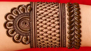 Krishna Chhathi Mehndi Design | Beautiful Mehndi Design | Quick and Easy Mehndi |  Mehandi ka Design