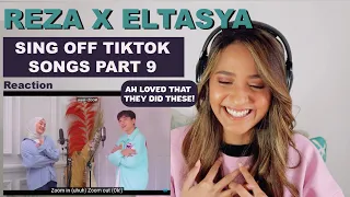 reza sing off tiktok songs part 9 vs eltasya natasha reaction 