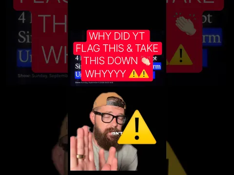 WHY DID YT FLAG THIS & TAKE THIS DOWN 👏🏻WHYYYY ⚠️⚠️