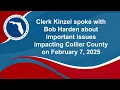 Clerk Crystal K Kinzel interviewed by Bob Harden Naples Florida