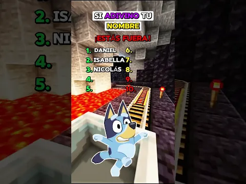 Si digo tu nombre, estás fuera!#bluey