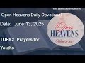 Download Lagu RCCG Open Heavens Daily Devotional Today June 13, 2025 by Pastor E A  Adeboye