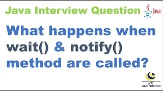 What happens when wait notify method are called Java Concurrency Interview Question
