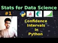 Confidence Intervals in python Statistics Concept for Data Science and ML 1 UBprogrammer