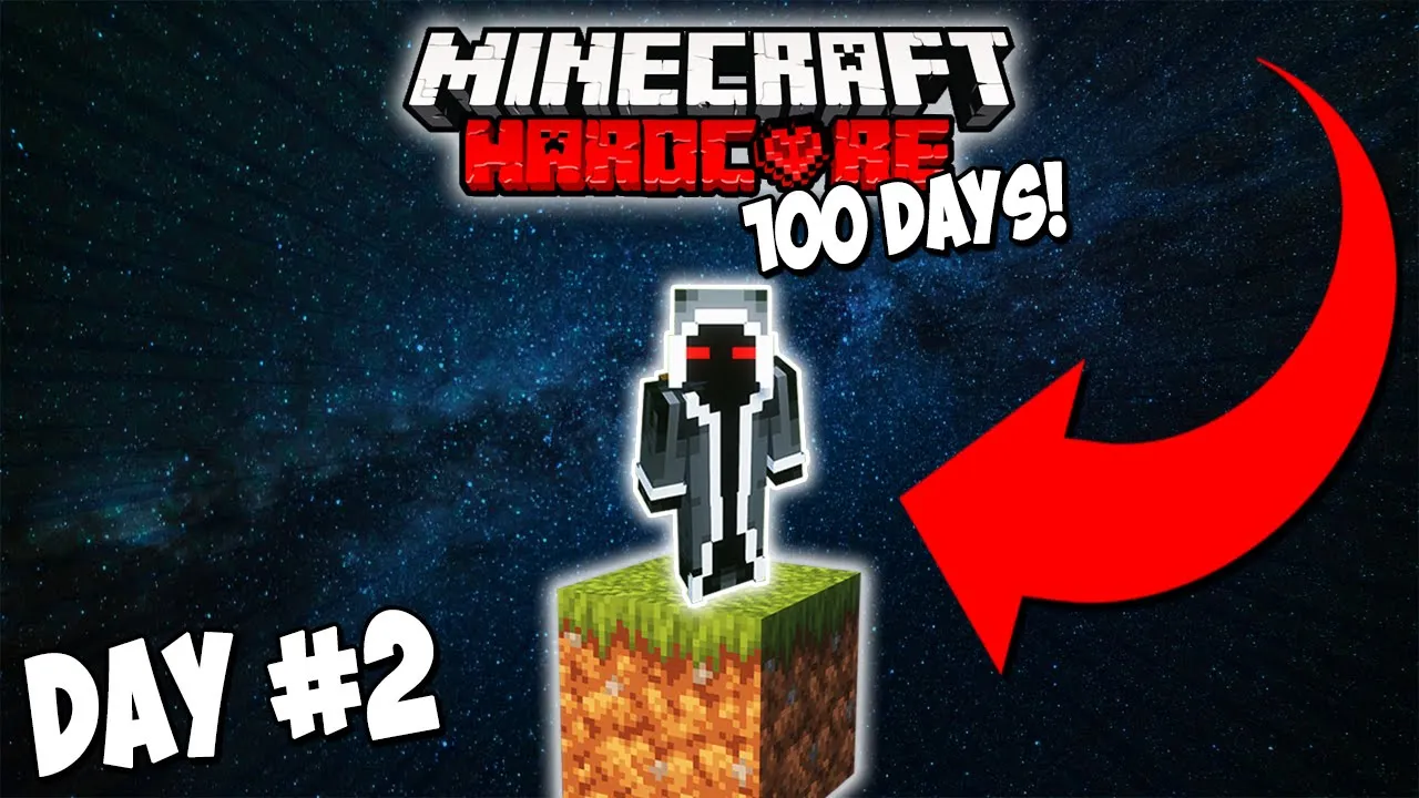I Survive on ONE BLOCK for 100 Days in Minecraft