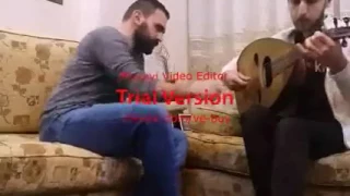 رائعة كاظم الساهر أنا وليلى بصوت ايمن الريس وعازف العود سليمان مامو 