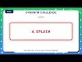 Synonym Challenge Similar Words Quiz Practice