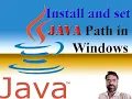 How to install java and set path in Windows in Kannada
