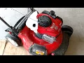 Change Oil Spark Plug Air Filter Briggs Stratton 550EX Troy-Bilt TB110 Push Mower