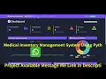 Medical Inventory Management in Python 2026 Hospital Stock Control System Major Project