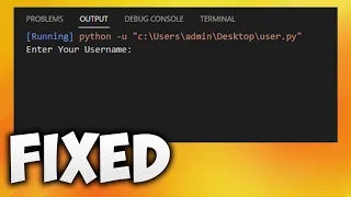 How to Fix Can t Type in Input Field in Python Visual Studio Code - Can t Type in VSCode Terminal