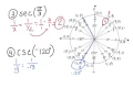 Unit Circle Trig tan cot sec csc