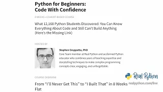 Learn Python in 8 Weeks Live Guided Beginner-Friendly