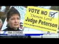 Group protesting Kootenai judge with Demon Lord signs