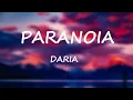 DARIA - PARANOIA (Lyrics)