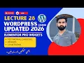 Elementor Pro Widgets Tutorial Testimonial Carousel Reviews Countdown