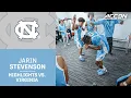 UNC Junior Jarin Stevenson 2nd-Half Highlights vs Virginia