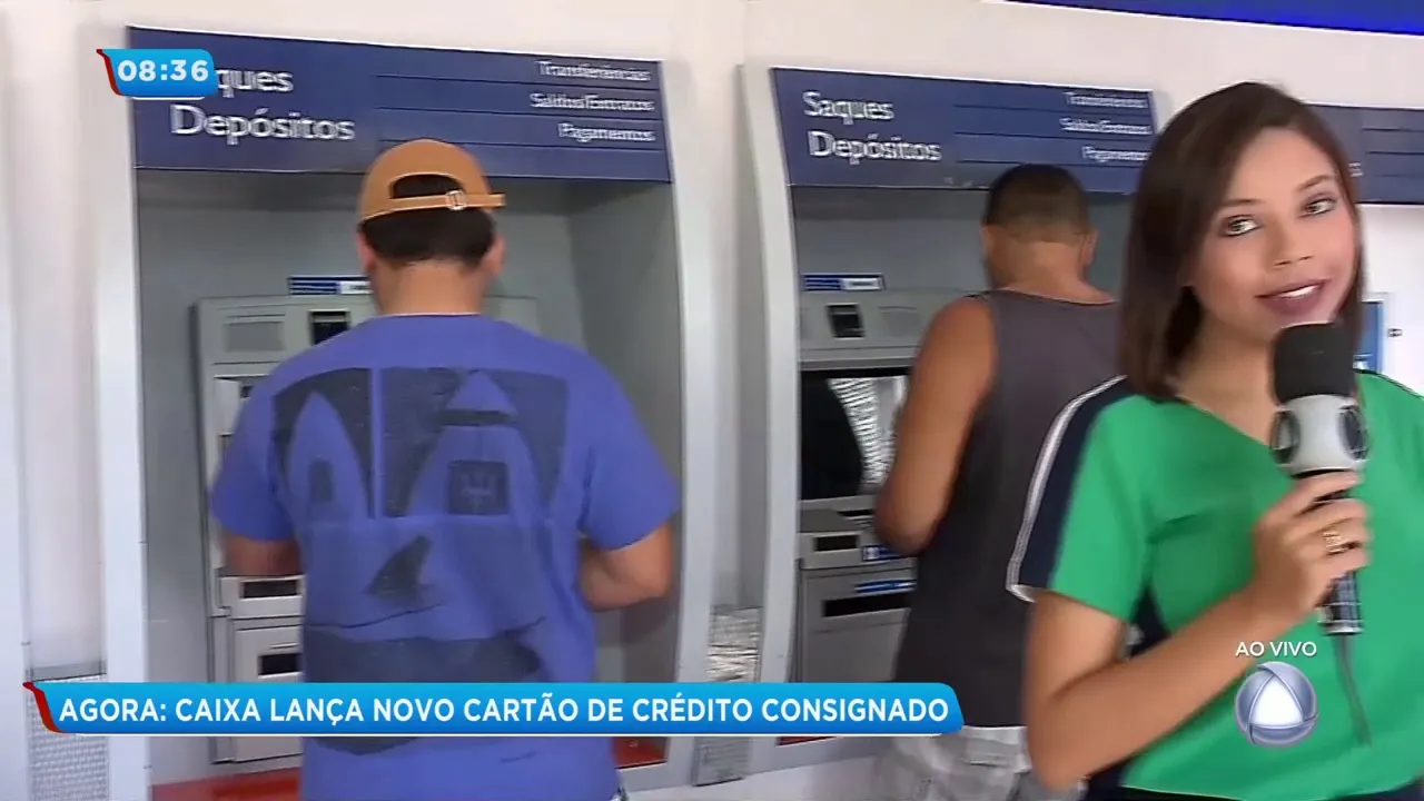 CAIXA ECONÔMICA LANÇA NOVO CARTÃO DE CRÉDITO CONSIGNADO BALANÇO GERAL MANHÃ