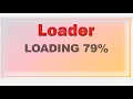 ASMR Programming - Making Loader With HTML CSS JavaScript