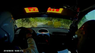 manca pasquale testoni gilbera 1 rally parco geominerario della sardegna 2018 obc ps 2 arbus