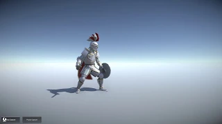 Dynamic Bone test - Medieval Soldiers Pack on Unity Asset Store
