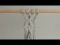 DIY Macrame Tutorial - Another Geometric Pattern Using Square Knots