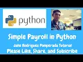 Simple Payroll in Python
