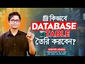 How to Create Database Tables Update Alter Drop Tables SQL Server Bangla Training Ep 10