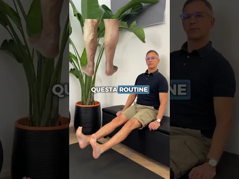 𦡠Fai vita sedentaria? Ecco la routine rapida che salva le tue gambe