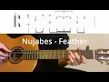 Nujabes - Feather (feat. Cise Starr & Akin from CYNE) (Guitar tutorial with tab)