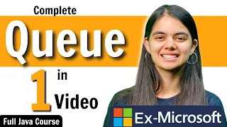 Complete Queue Data Structure in One Shot Java Placement Course