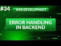 Error Handling In Backend Web Development Course Nepali