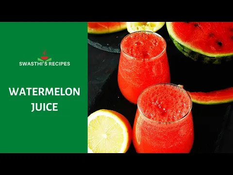 Watermelon Juice Recipe {only 3 Ingredients} - Belly Full