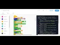 Guess the fruit project in edublocks python