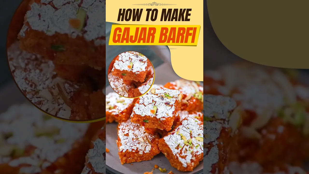 Gajar #barfi #barfirecipe #ganeshchaturthi #ganpati #sweet #sweetrecipe #shorts @rajshrifood