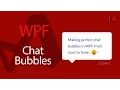 C WPF UI Tutorials 14 - Create Chat Message Bubbles