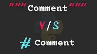 Hash Symbol vs Triple Quotes to Write Comments Python Tutorials